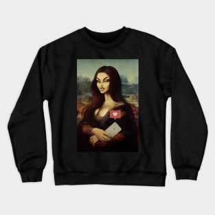 Mona Lisa is not the same Crewneck Sweatshirt